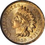 1859 Indian Cent. MS-64 (PCGS). CAC.