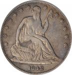 1842-O Liberty Seated Half Dollar. WB-1. Rarity-5. Small Date, Small Letters (a.k.a. Reverse of 1839