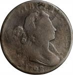1798 Draped Bust Cent. S-185. Rarity-2. Style II Hair. Good-6.