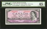 CANADA. Bank of Canada. 10 Dollars, 1954. BC-32b. PMG Choice Extremely Fine 45 EPQ.