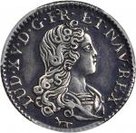 1720-A Livre dargent fin, or 20 Sols. John Law Issue. Paris Mint. Gadoury-296, Hodder-1. EF Details-
