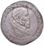 Vatican coins and medals. Sisto V (1585-1590) Montalto - Mezza piastra 1588 - Munt. 122 AG (g 15 75)