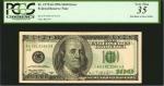Fr. 2175-H. 1996 $100  Federal Reserve Note. St. Louis. PCGS Currency Very Fine 35. Full Back to Fac