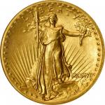 MCMVII (1907) Saint-Gaudens Double Eagle. High Relief. Wire Rim. MS-61 (NGC). CAC--Gold Label. OH.