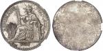 INDOCHINEIIIe République (1870-1940). Paire d’épreuves unifaces, en bronze-argenté, de la piastre 19