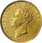 GREAT BRITAIN. Sovereign, 1826. London Mint. George IV. PCGS AU-55 Gold Shield.