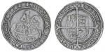 Edward VI (1547-53), Crown, 1552 over 1, third period, fine silver, 30.29g, m.m. tun, King on horseb