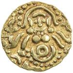 GHORID: Muizz al-Din Muhammad, 1171-1206, AV dinar (4.20g), A-1764.2, De-253, Bayana type, Lakshmi o