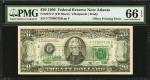 Fr. 2077-F. 1990 $20 Federal Reserve Note. Atlanta. PMG Gem Uncirculated 66 EPQ. Offset Printing Err