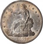 1875 Trade Dollar. Type I/II. MS-63 (PCGS).