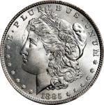 1885 Morgan Silver Dollar. MS-65 (PCGS). OGH Generation 1.2 Rattler.