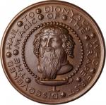1930 Hail to Dionysus Medal. Bronze. 72 mm. By Paul Manship. Alexander-SOM 2.2, var. Choice Mint Sta