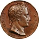 FRANCE. Bronze Medal, ND (1836). Louis Philippe I. PCGS MS-64 Brown Gold Shield.