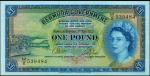 BERMUDA. British Administration. 1 Pound, 1957. P-20c. PMG Gem Uncirculated 66 EPQ.