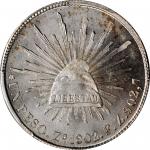 MEXICO. Peso, 1902-Zs FZ. Zacatecas Mint. PCGS MS-66+ Gold Shield.