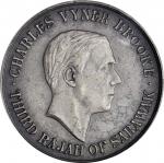 1932年沙捞越基金会磨砂银章 SARAWAK. Rajah of Sarawak Fund Matte Silver Medal, ND (1932). PCGS SP-65 Gold Shield