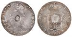 Great Britain. George III (1760-1820). Emergency Countermarked Coinage. Half Dollar, nd (1797). Geor
