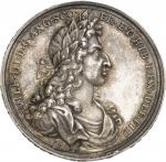GRANDE-BRETAGNE Guillaume et Marie (1689-1694). Médaille, couronnement de Guillaume III d’Orange-Nas