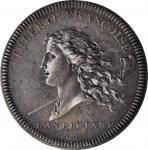 FRANCE. National Convention. Cast Bell Metal Medal, 1792. PCGS MS-62 Gold Shield.