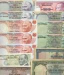 Central Bank of Turkey, 5 lirasi, law of 1930, 100 lirasi, law of 1930, 5 lirasi (2), 10 lirasi (2),
