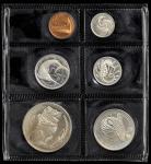 1968年新加坡套币。30枚。SINGAPORE. Quintet of Mint Sets (5 Sets--30 Pieces), 1968. CHOICE UNCIRCULATED.