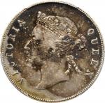 1893年香港半圆。伦敦造币厂。 HONG KONG. 50 Cents, 1893. London Mint. Victoria. PCGS EF-40 Gold Shield.
