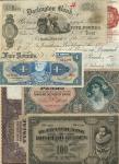 A Group of World Banknotes, ｣5 black on white, London, 15 February 1950, serial number P75 004442, D