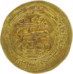 公元943-954年古代丝绸之路努赫王国金币二枚，较稀少，极美品