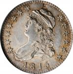1815 Capped Bust Quarter. B-1, the only known dies. Rarity-1--E Counterstamp--MS-61 (NGC).
