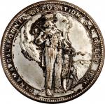 1915 Panama-California Exposition. Official Medal. 34 mm. HK-426, var. Silver-Plated. About Uncircul