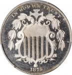 1878 Shield Nickel. Proof-65+ Cameo (PCGS). CAC.