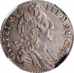 GREAT BRITAIN. 6 Pence, 1697. London Mint. William III. NGC MS-62.