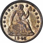 1846 Liberty Seated Half Dime. MS-62 (PCGS). CAC--Gold Label.