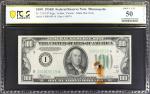 Fr. 2154-I*. 1934B $100 Federal Reserve Star Note. Minneapolis. PCGS Banknote About Uncirculated 50 