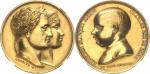 FRANCEPremier Empire / Napoléon Ier (1804-1814). Médaille d’Or, naissance du Roi de Rome, par Andrie
