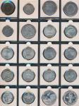 France; 1849-2005, lot of 40 coins, included approximate 39 silver coins and 1 copper coin, mixed co