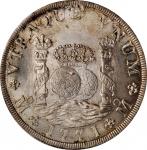 MEXICO. Mexico - Spain. Bazar Sevillano Silvered-Bronze Advertising Medal, ND (ca. 1880). PCGS MS-67