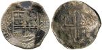 SOUTH AMERICAN COINS, Mexico, Philip III (1598-1621): Silver Cob 8-Reales, ND, assayer F, 27.2g (KM 