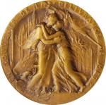 WORLD WAR I MEDALS. France - Germany. Liberation of Metz Bronze Medal, 1918. Paris Mint. MINT STATE.