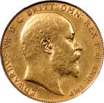 GREAT BRITAIN. Sovereign, 1903. London Mint. Edward VII. PCGS Genuine--Cleaned, AU Details.