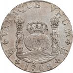 MEXICO. 8 Reales, 1768-Mo MF. Mexico City Mint. Charles III. PCGS Genuine--Repaired, EF Details.