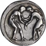 PAMPHYLIA. Aspendos. AR Stater (10.84 gms), ca. 380-325 B.C.