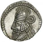 PARTHIAN KINGDOM: Osroes II, ca. AD 190, AR drachm (3.62g), Ekbatana, Shore-438, standard type, with