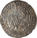 BELGIUM. Flanders. Double Gros, ND (1346-84). Louis II de Male. NGC AU-55.