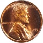 1955 Lincoln Cent. MS-67 RD (PCGS). CAC.