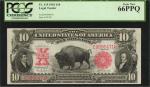 Fr. 119. 1901 $10 Legal Tender Note. PCGS Currency Gem New 66 PPQ.