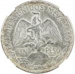MEXICO: Estados Unidos, AR peso, 1913, KM-453, Caballito, lightly toned, NGC graded MS61.
