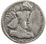 SASANIAN KINGDOM: Narseh, 293-303, AR obol  (0.54g), G-77, kings bust right, wearing crown with arca
