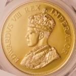 オーストラリア (Australia) エドワード8世戴冠像 ファンタジーメダル 1クラウン金メダル 1937年 KMXM18 ／ Edward VIII 1 Crown Gold Fantasy M