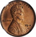 1914-D Lincoln Cent. MS-65 RB (NGC).